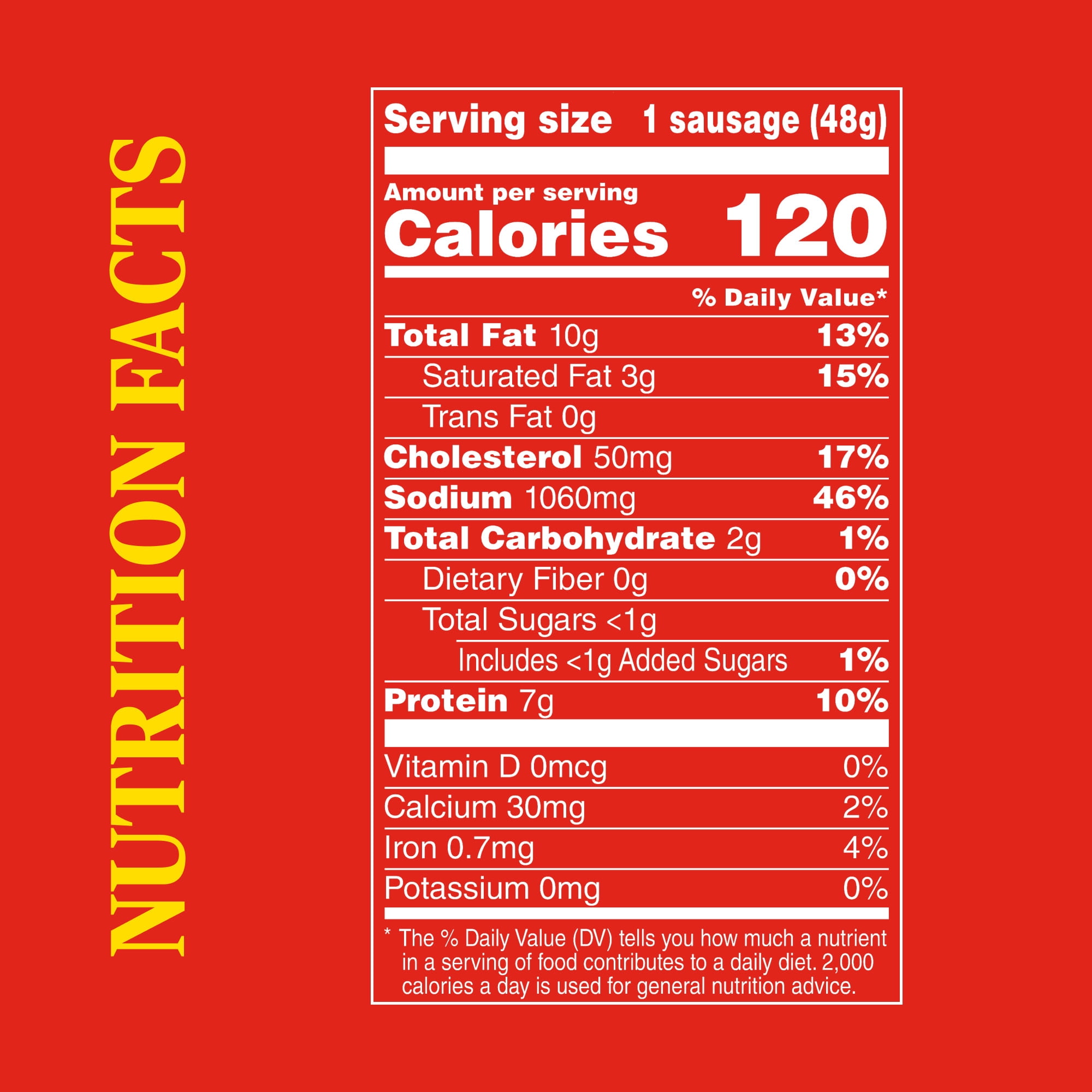 Penrose Fire Cracker Giant Red Hot Pickled Sausage, 7g Protein per Sausage, 1.7 oz.