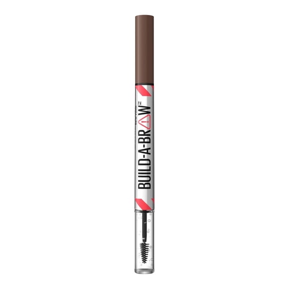 Pluma de cejas Maybelline Tattoo Build A Brown y gel sellador 2 en 1 medium brown
