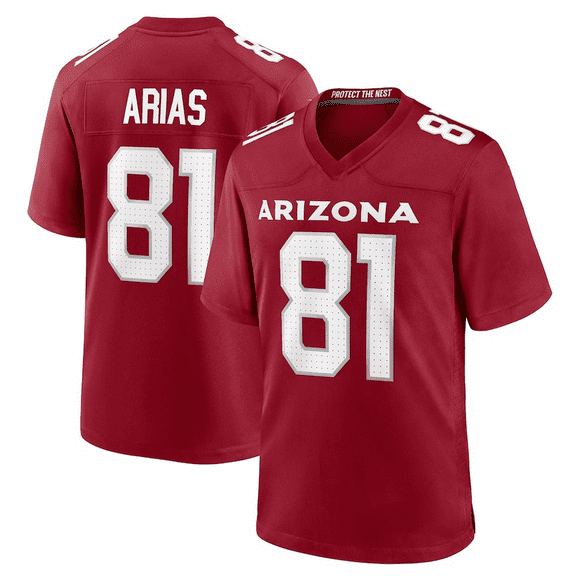 Men'S Arizona Cardinals Football Jersey #81 Daniel Arias Cardinals Replica Player Name Jersey -3XL