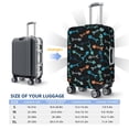thumbnail image 5 of Picia Little Fish Skeleton Luggage Protector Cover Thicken Suitcase Protector Cover Fit 18-32 Inch Luggage-Medium, 5 of 9