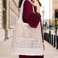 thumbnail image 4 of Bolso de la playa de crochet bolso de hombro tejido malla bolso de playa bolso de bolsas para mujer bolsas de hombro para mujer bolsas de crochet, 4 of 6