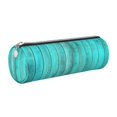 thumbnail image 1 of Easygdp Turquoise Wooden2 para Estuche de Lápices Cilíndrico de Cuero con Cremallera, Organizador de Lápices de Cuero para Escuela, Oficina y Viajes, 1 of 6