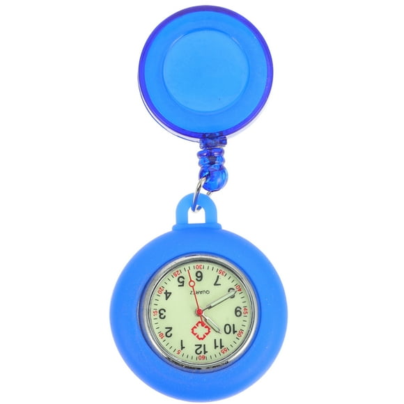 1pc Enfermera Reloj profesional Telescópico Reloj de enfermería portátil Pocket Watch