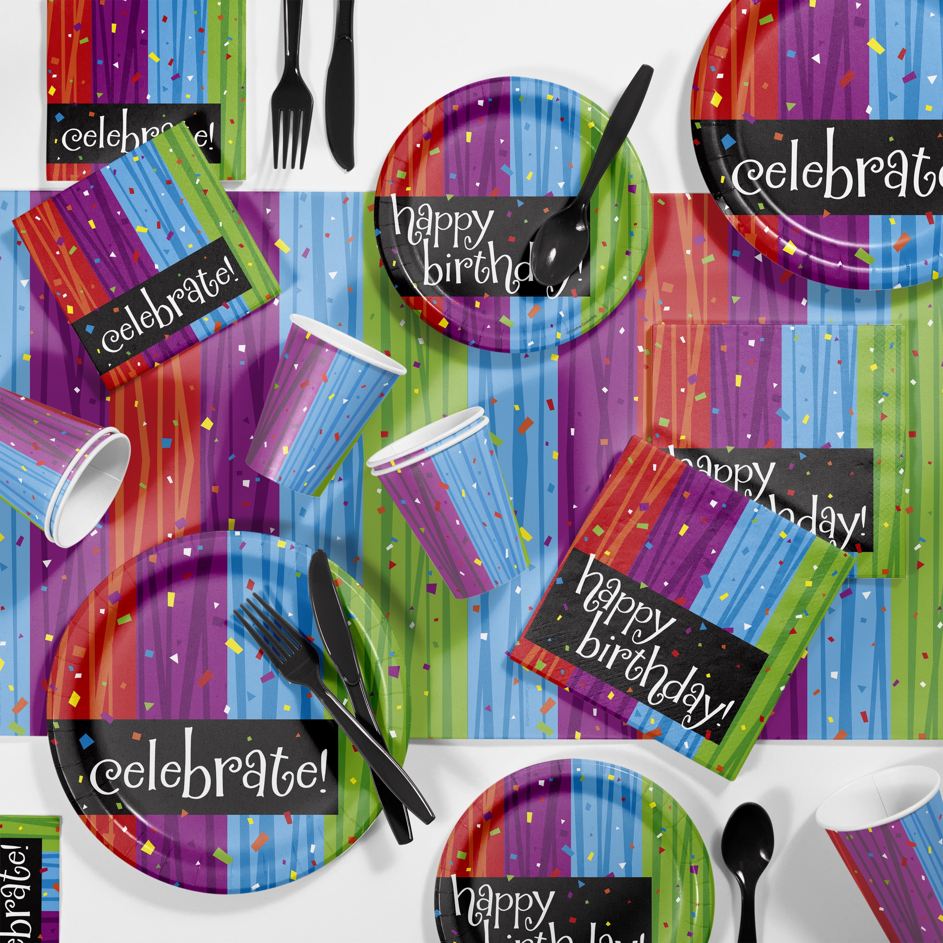 Milestone Celebrations Birthday Party Supplies Kit for 8 Guests