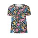 thumbnail image 4 of Tops de Ajuste Suelto para las Mujeres Impreso Manga Corta Suéter Camiseta Cuello Redondo Blusa Casual, Top de Moda para el Uso Diario Y las Salidas, 4 of 6