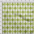 thumbnail image 4 of oneOone Georgette Viscose Light Green Fabric Check Argyle Craft Projects Decor Fabric Printed By The Yard 42 Inch Wide, 4 of 5