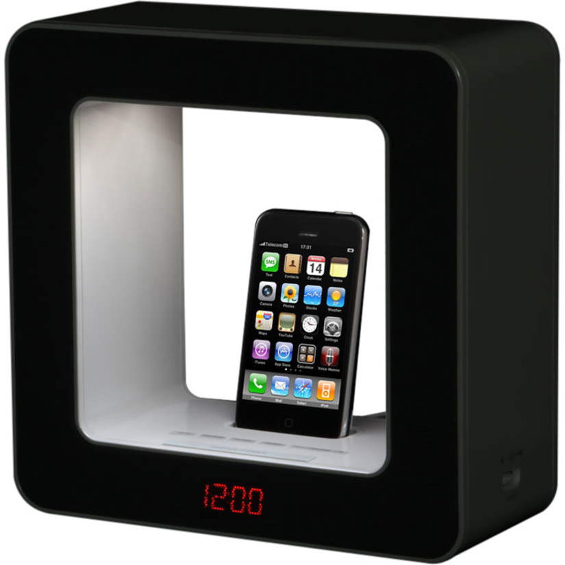 Teac Desktop Clock Radio, 2.50 W RMS, Stereo, Apple Dock Interface