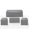 thumbnail image 2 of Crosley Furniture Housses de Canapé d'Extérieur en Vinyle 4 Pcs Gris, 2 of 10