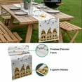 thumbnail image 5 of Yellow Bees Gnomes Table Runner - 120 Inch Long, Kitchen Dining Table Runner Dresser Scarves, Spring Floral Branches Modern Art Farmhouse Decor for Coffee Tables Wedding Party Banquet, 5 of 8