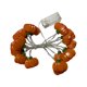 thumbnail image 2 of Luces de cadena LED de hoja de arce de calabaza | Guirnalda otoñal de 20 LED | Naranja multicolor de 10 pies a batería | Acción de Gracias, Halloween, Decoración de Jardín | Disposición interior, 2 of 6