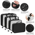 thumbnail image 3 of Livhil 8pcs Packing Cubes for Luggage Packing Organizers Packing Cubes Set for Travel (Black), 3 of 10