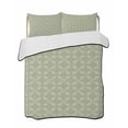 thumbnail image 2 of Sage Green Twin XL Size Down Alternative Comforter, Lightweight Comforter Quilt Bedding Set with Pillow Shams Geometric Flower Leaf Diamond Plaid Retro All Seasons Bed Comforter Duvet Insert 68"x98", 2 of 7