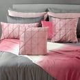 thumbnail image 7 of JWH Handmade Decorative Soft and Smooth Velvet Lumbar Pillow Covers for Sofa Bedding Decoration 18x18inch Rose Gold, 7 of 7