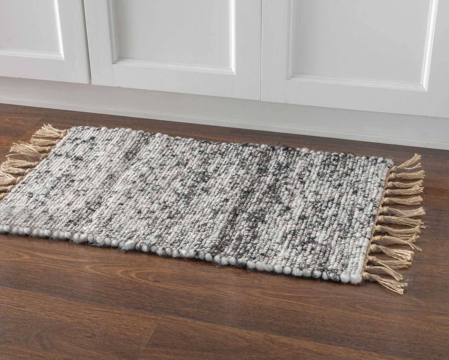 Verginia Berber Natural & Black 1 ft. 10 in. x 2 ft. 10 in. Accent Rug