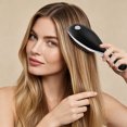 thumbnail image 3 of Steam Hair Brush with Spray Mist Function, Rechargeable Hair Straightener Brush with Scalp Massage, Detangling Brush for Frizz Reduction, 3 of 4