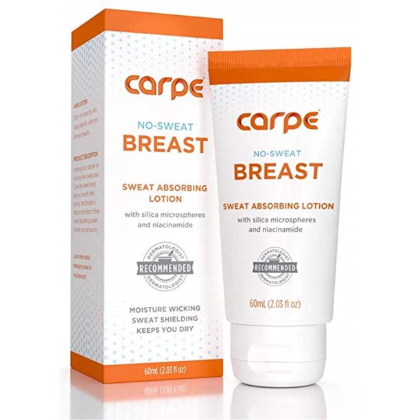Carpe NoSweat Breast Sweat Absorbing Lotion 2.03 oz