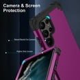 thumbnail image 6 of Dteck for Samsung Galaxy S23 Ultra Case with Screen Protector Soft Film, Shockproof Rugged Full-Body Hybrid Bumper Protective Cover for Samsung Galaxy S23 Ultra 5G 6.8 Inch,Purple, 6 of 8