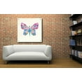 thumbnail image 5 of Epic Art 'Butterfly Garden II' by Courtney Prahl, Acrylic Glass Wall Art, 36"x36", 5 of 7