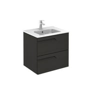 ROYO USA 24'' 2 DRAWER VITALE NATURE GREY WITH CERAMIC TOP