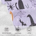 thumbnail image 5 of Yayeee 100% Cotton Hand Towels for Bathroom 16" x 28" Soft Absorbent Kitchen Towel, Purple Halloween Pumpkin, 5 of 7