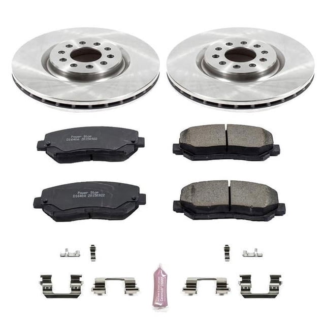 PowerStop KOE6538 Front Autospecialty Brake Kit for 2015-2017 Chrysler 200