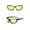 Yellow, variant on Polarized Sports Sunglasses for Men, UV400 Protection, PC Frame, Outdoor Riding Glasses, Cycling Eyewear