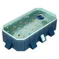thumbnail image 2 of Yabanana Household swimming pool,25.4*22.8*5.6 inch foldable and easy to place, PVC material, for garden, patio., 2 of 11