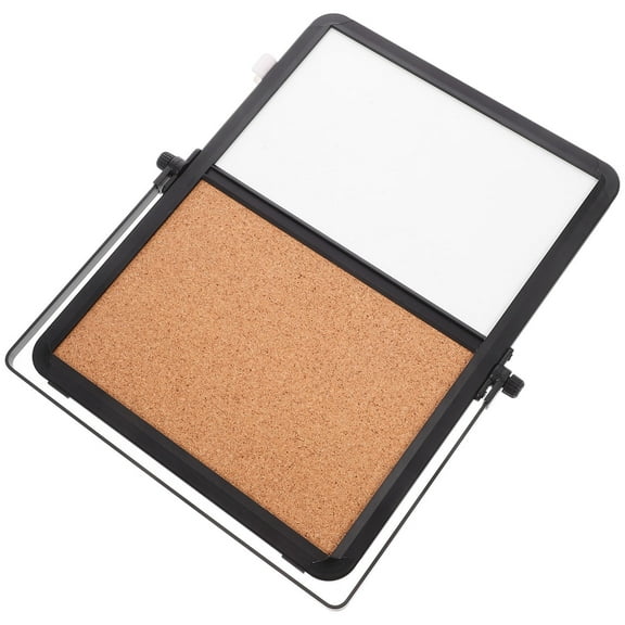 MLINS  White Board Cork Desktop Pin Boards for Offices Bulletin Corkboard