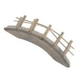 thumbnail image 3 of OFFIGAM Miniature Wooden Arch Bridge Dark Grey for Dollhouse Accessories, 1 Pack, 5.9 x 1.97 x 1.97 inches, 3 of 8