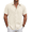 Beige, variant on COOFANDY Mens Short Sleeve Button Down Shirt Lightweight Casual Shirts for Vacation Shirts