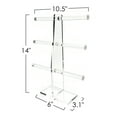thumbnail image 5 of OnDisplay 3 Tier Acrylic Bracelet/Necklace/Bangle T-Bar Tree Stand, 5 of 5