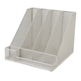 thumbnail image 4 of Soporte Para Documentos, Organizador De Archivos De Escritorio, Patas Antideslizantes Verticales, Malla De Hierro Multicapa Blanca Para Oficina De Estudio, 4 of 7