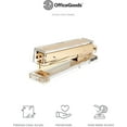 Gold Gold Desk Accessories，Office Supplies Set Acrylic Stapler Set