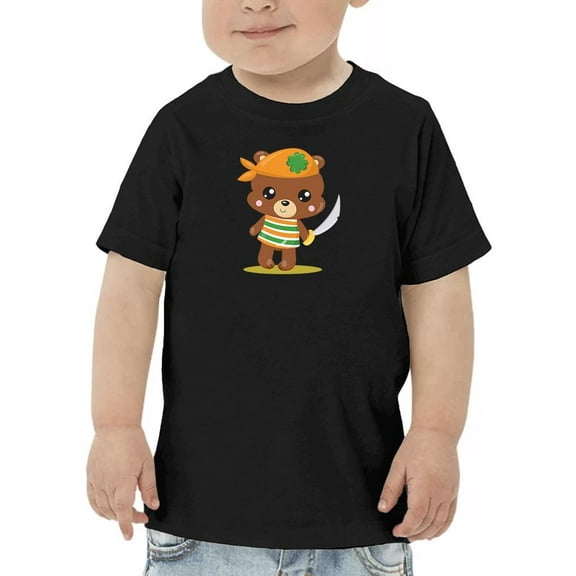 Pirate Bear T-Shirt Toddler -Image by Shutterstock, 2 Toddler