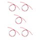 thumbnail image 3 of Sonducket trenzada Joyas estéticas multicolores Accesorios de mujer universales únicos y cómodos para niñas adolescentes Rojo + azul rojo + azul 5Conjunto, 3 of 6