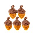thumbnail image 4 of 5x de , bola, colgante de lana, tejido, hecho a mano para tejer cadenas de pulseras perfecl rosario, 4 of 7