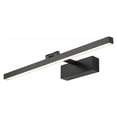 thumbnail image 1 of Matte Black Finish Vanity Light, Modern Black Vanity Light Fixtures with 180° Angle Adjustability, LED Bathroom Vanity Light for Bedroom, Durable Metal, IP44 Waterproof, 1 of 5