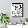 thumbnail image 5 of Scripture Walls Prayer Of Faith James 5:14-15 Bible Verse Canvas Christian Wall Art Ready to Hang Unframed, 5 of 12