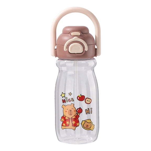Kids Water Bottle,Adjustable Shoulder Strap Portable Leakproof BPA-Free Cartoon Cup.Dual Spouts Large Capacity Safe Hydration Outdoor School Activities,Traveling,Hiking,700ml.