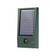 thumbnail image 1 of Repelente solar de animales mejorado con luz LED intermitente y sensor ultrasónico, diseño impermeable para jardín, granja y patio, 1 of 5