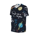 thumbnail image 2 of Rocae Space for Breathable Men's Baseball T-Shirt Fashionable Casual Baseball Jersey, Moisture-wicking Sportswear 4X-Large, 2 of 9