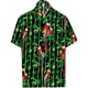 thumbnail image 3 of Camisa elegante de playa para hombre con estampado 3D, manga corta, botones de verano, vacaciones, estilo tropical, Aloha, 3 of 5