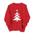thumbnail image 5 of FDGIU 2025 Women's Christmas Sweatshirt - Funny Party Tee, Long Sleeve Loose Fit Pullover Top, Festive Party Blouse, 5 of 5