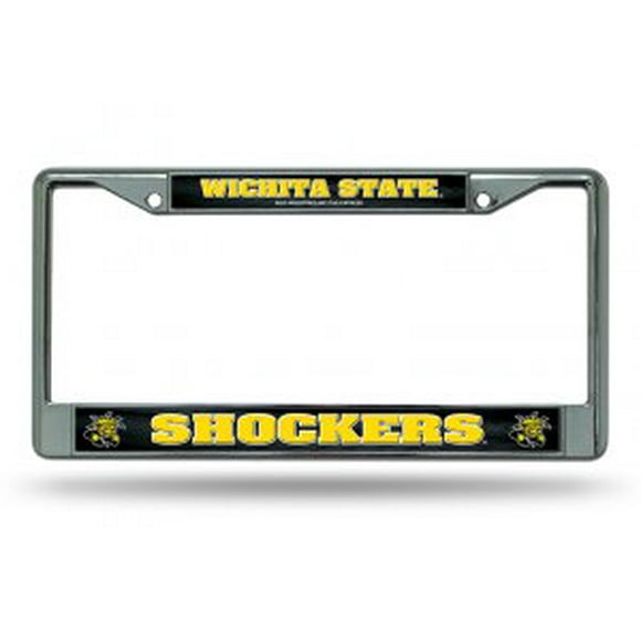Wichita State Shockers Chrome License Plate Frame