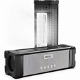 thumbnail image 1 of wonima44 Solar Bluetooth Speaker,IPX7 Waterproof Portable 20W Rich Bass,with 27 LED Lights, 5000mAh Battery,Mic,TF Card,for Outdoor Shower Home-Black, 1 of 1