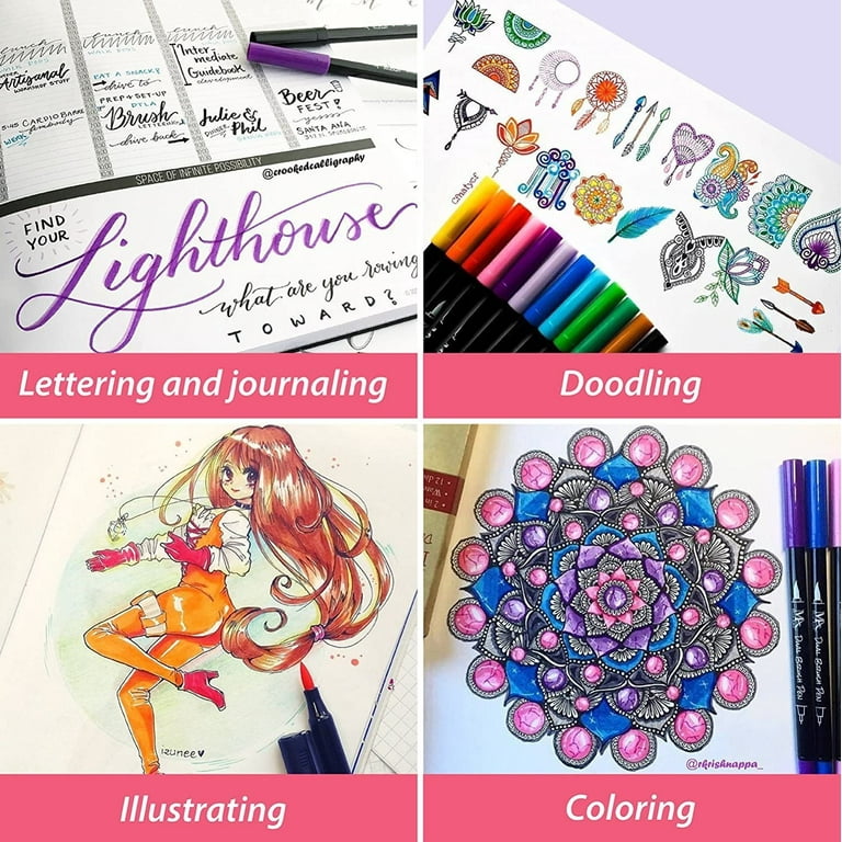 Best Brush Pens For Beginners, Artists, Manga, Calligraphy - MozArt  Supplies USA