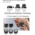 thumbnail image 4 of Electric Shaver Beard Trimmer Head Compatible + 5pcs Guide Comb Trimming Set with Series 3, BT32 Razor Head Replacement Razor Blade, 4 of 8