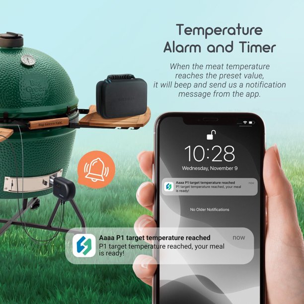 BBQ Temperature Controller ISC-027BW Smoker Fan,Charcoal