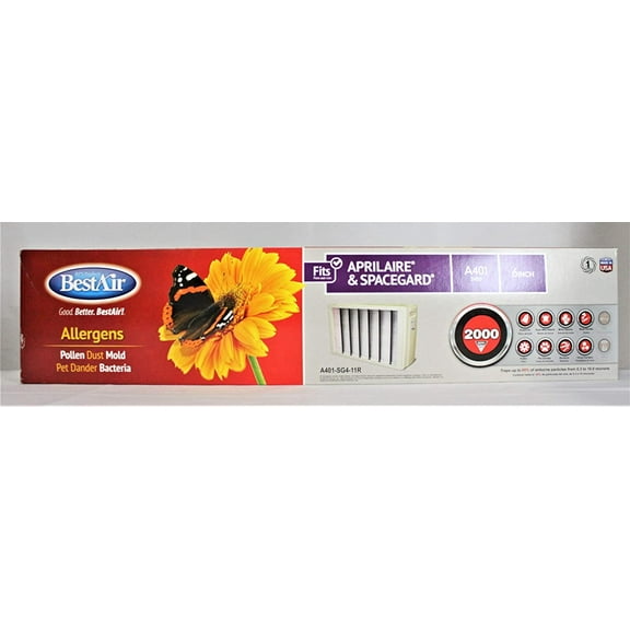 Space-Gard Filter SPACEGARD FURNACE FILTER, RPS Air Cleaner Filter 20 x 27 x 6 By Brand RPS