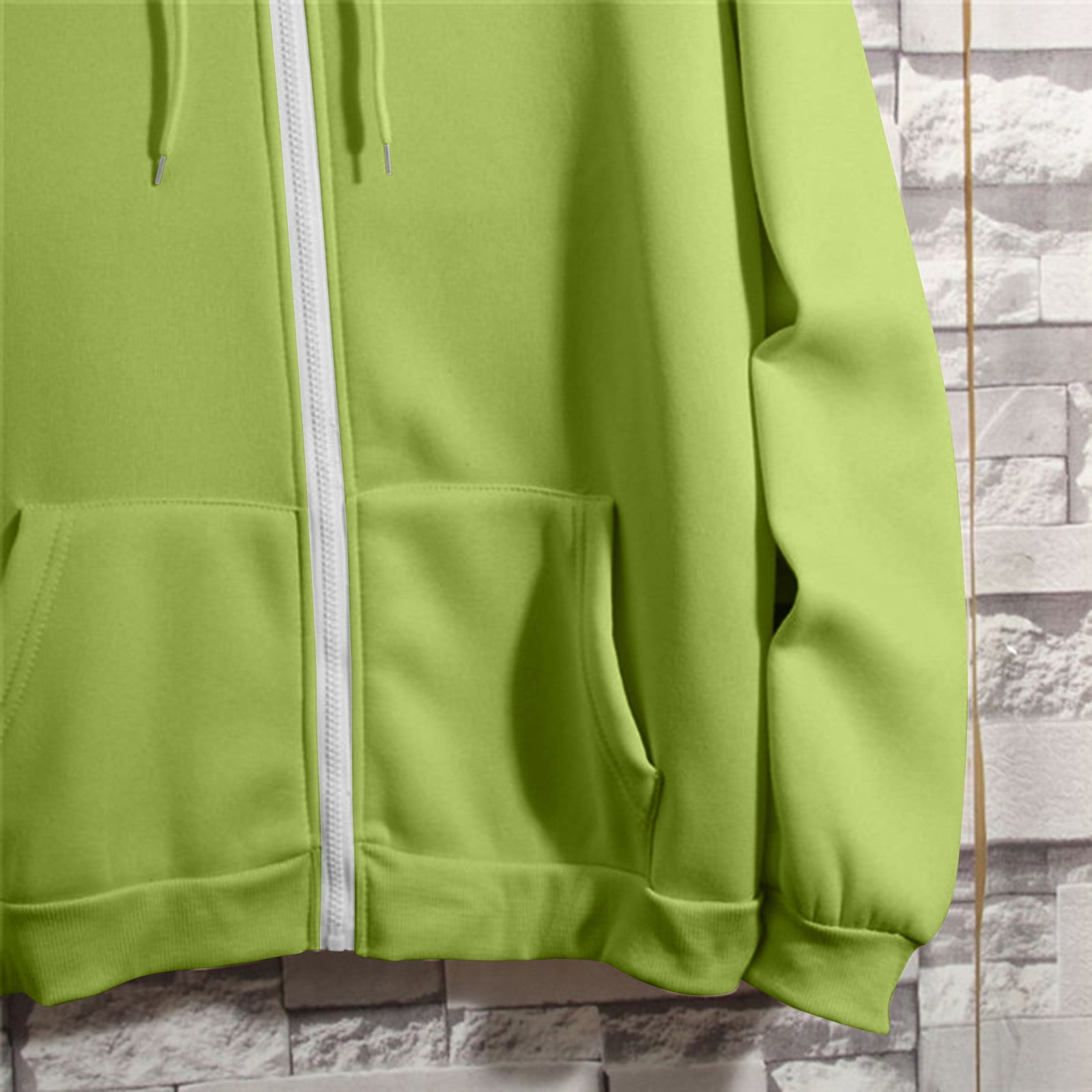 Knitted Long Jacket Long Sleeve Cardigan Sweaters for Women Lightweight Solid Color Zip up Clothing For Fall Plus Size - image 4